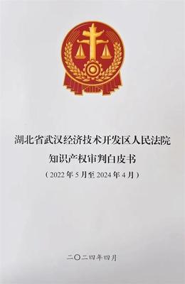 武漢經(jīng)開法院發(fā)布首份知識(shí)產(chǎn)權(quán)審判白皮書 為創(chuàng)新發(fā)展注入司法動(dòng)能
